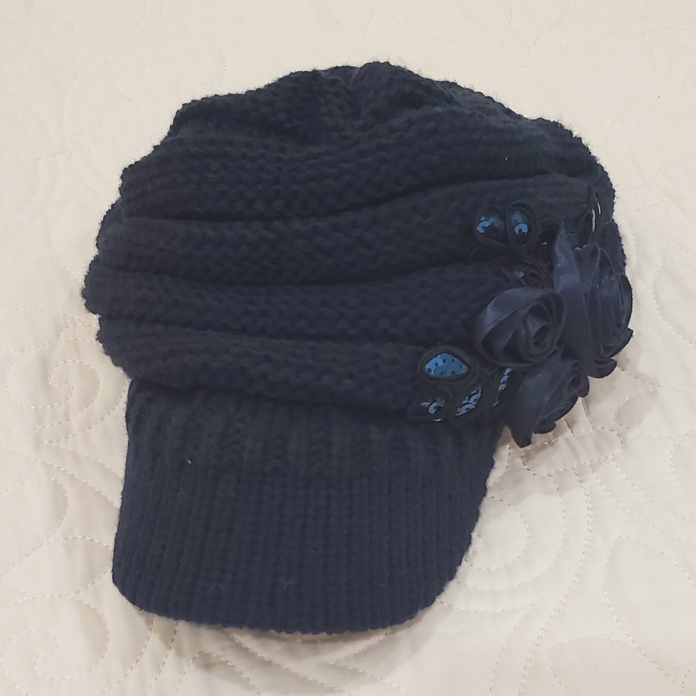 C.C Exclusives Navy Knit Hat